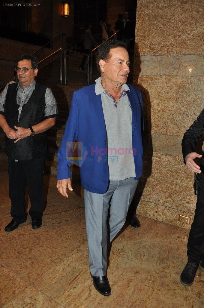 Salim Khan at the Launch of Dilip Kumar's biography The Substance and The Shadow in Grand Hyatt, Mumbai on 9th June 2014