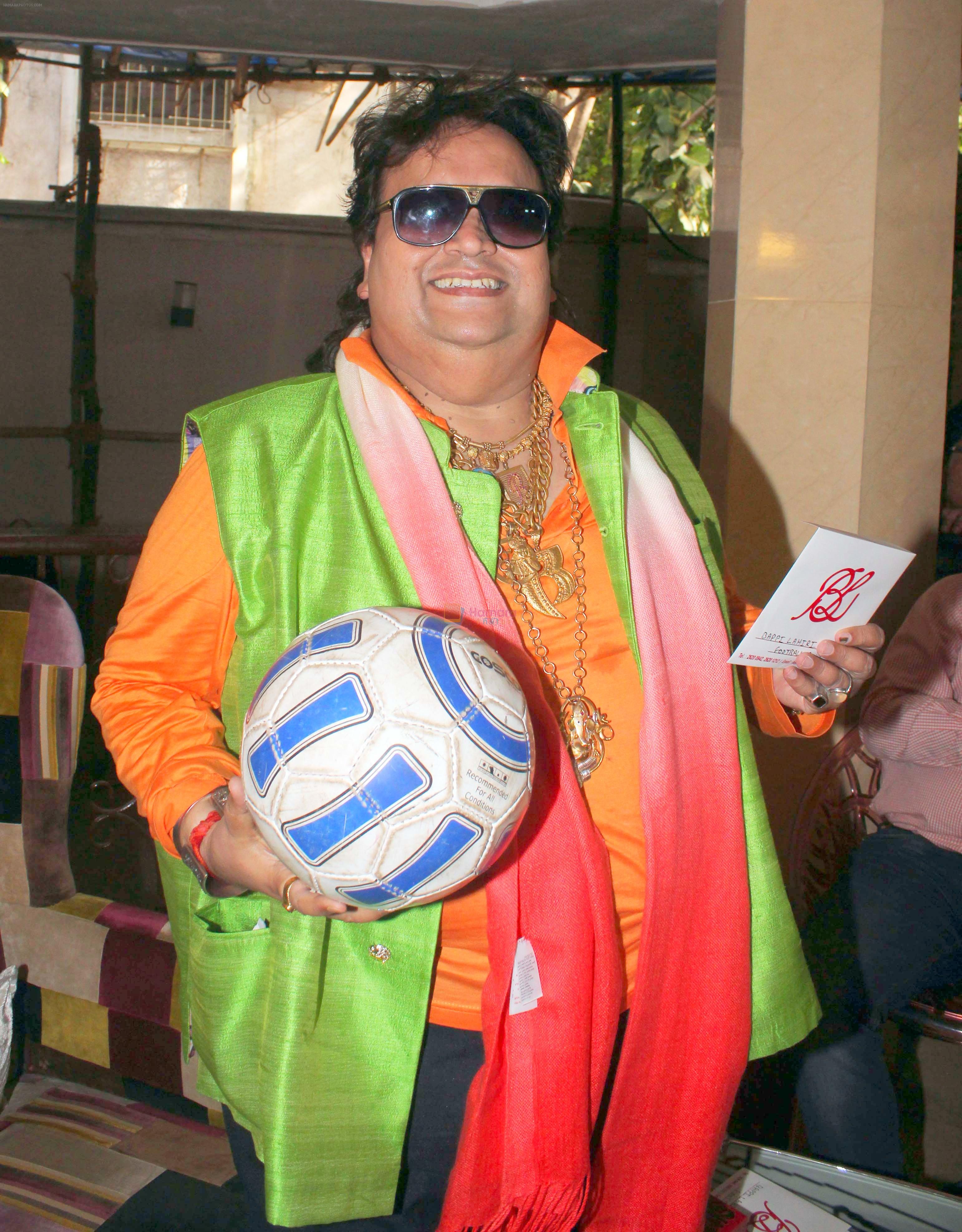 Bappi Lahiri who welcomes the FIFA world cup with his new single _Life of Football_ composed and sung by the legend himself
