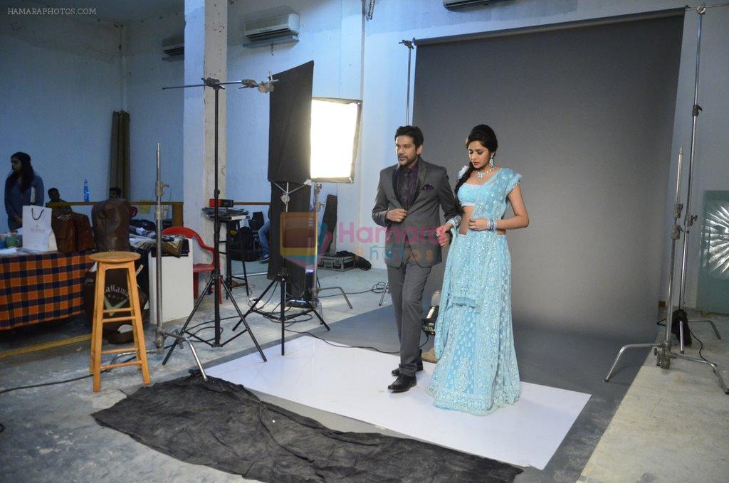 Rocky S styles and  shoots with Miss World in Mehboob on 12th June 2014