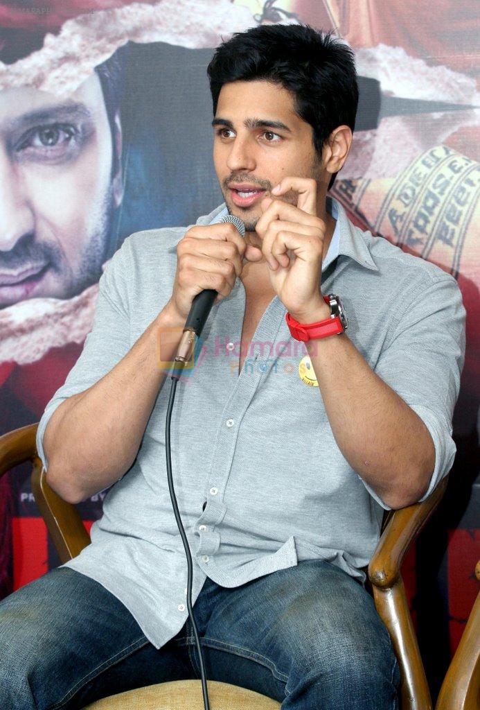 Sidharth Malhotra at the Promotion of Film Ek Villain in Hotel Hindustan International, Kolkata on 13th June 2014