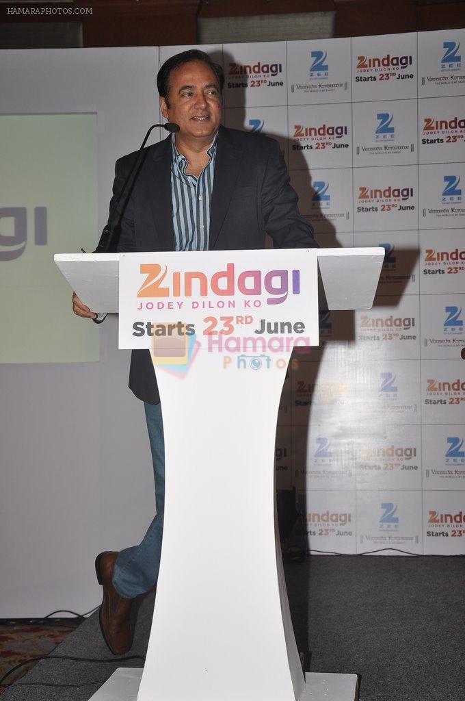 Bharat Ranga at the launch of Zee's _Zindagi_ channel in J W Marriott, Mumbai on 16th June 2014