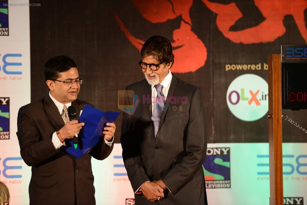 Amitabh Bachchan at bse to promote yudh serial for sony tv in Mumbai on 16th June 2014