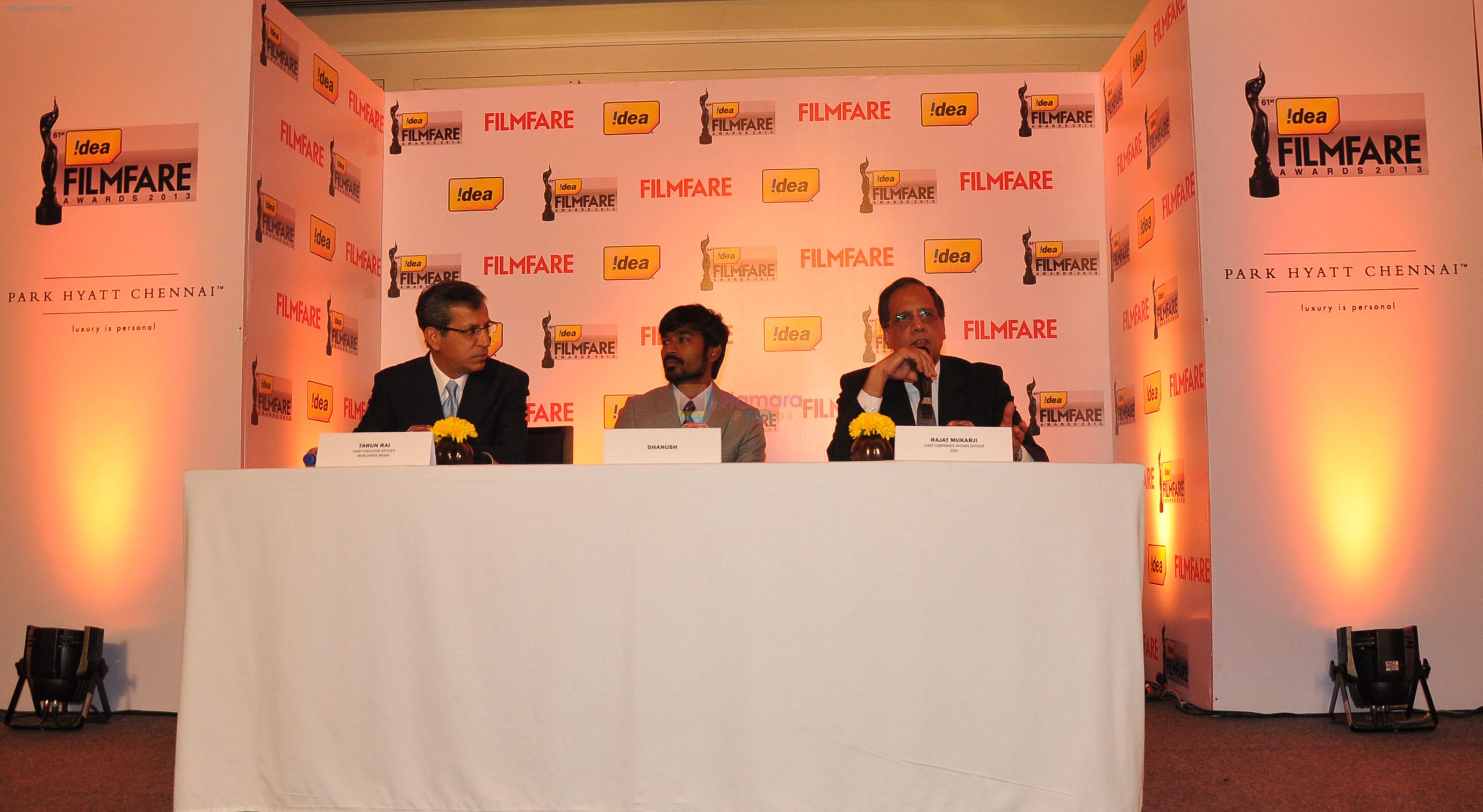 Mr. Tarun Rai (CEO, WWM), Dhanush & Mr. Rajat Mukarji