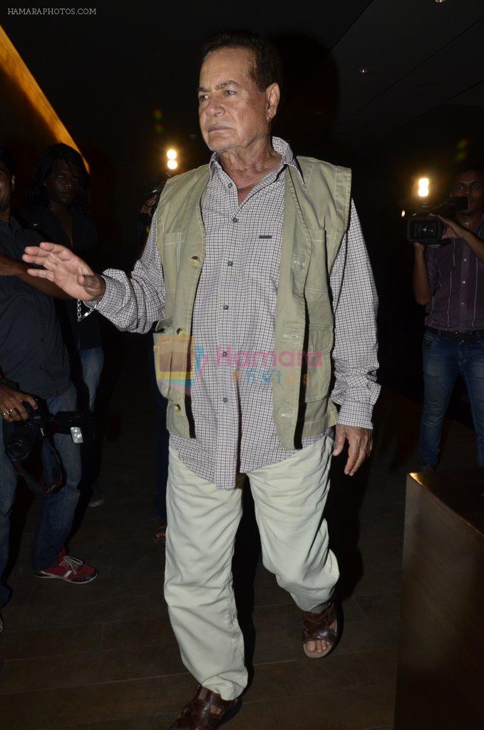 Salim Khan at Humshakals screening in Lightbox, Mumbai on 19th June 2014