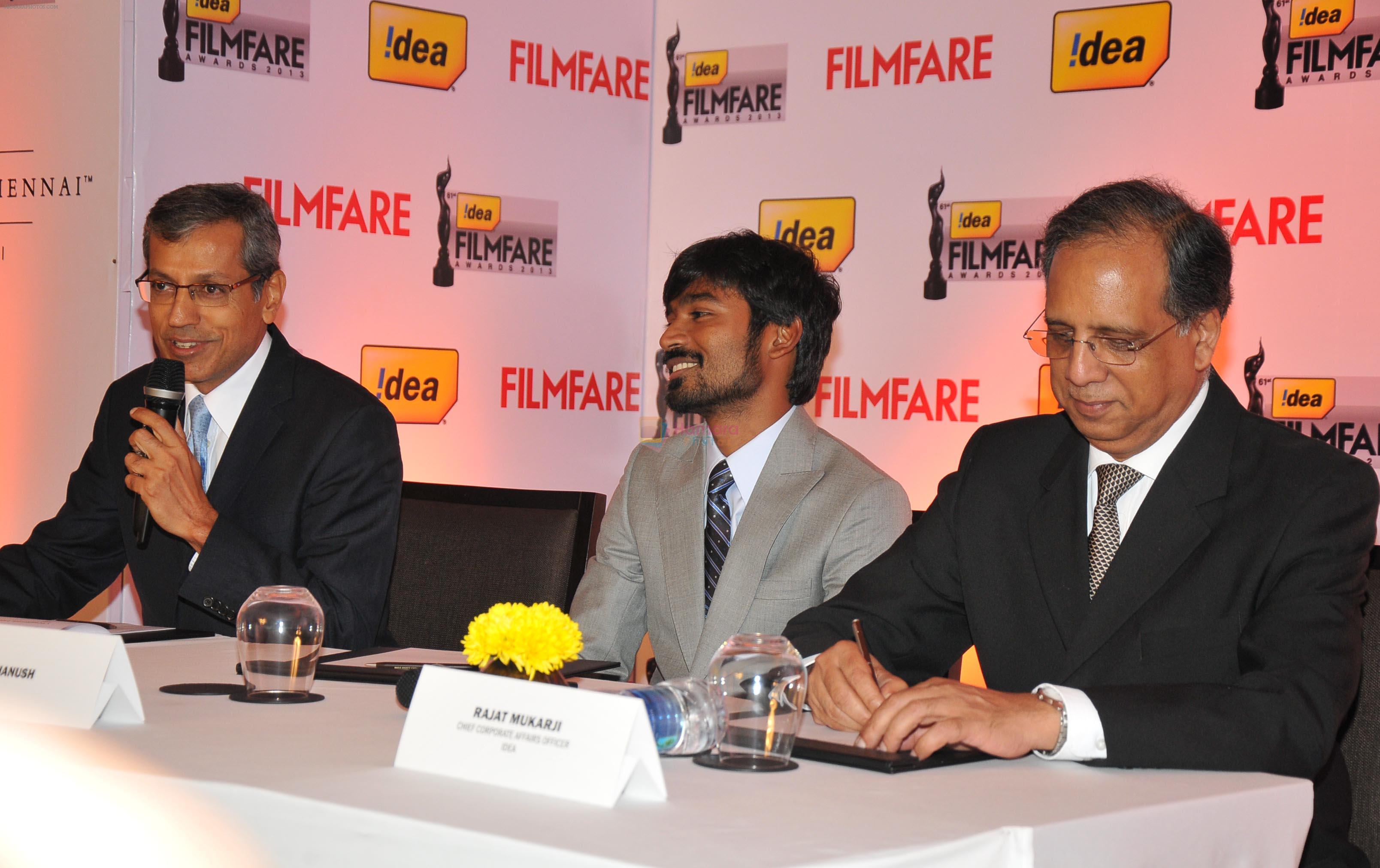 Mr. Tarun Rai (CEO, WWM), Dhanush & Mr. Rajat Mukarji