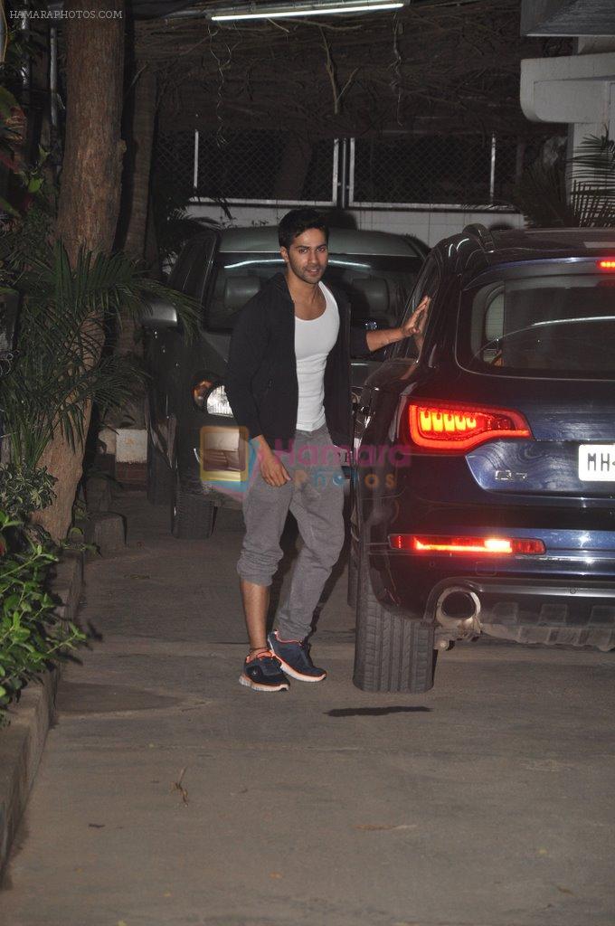 Varun Dhawan snapped at Sunny Super Sound on 20th June 2014