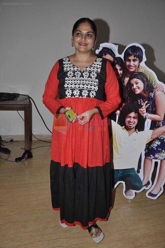 Indira Krishnan at Mahesh Manjrekar's Janiva film press meet in Andheri, Mumbai on 21st June 2014