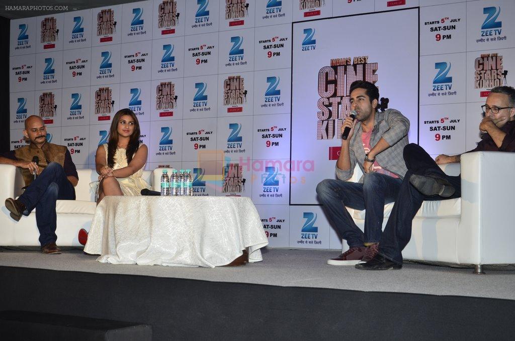 Parineeti Chopra, Ayushmann Khurrana at Indian Cinestars Ki Khoj event in Novotel, Mumbai on 26th June 2014