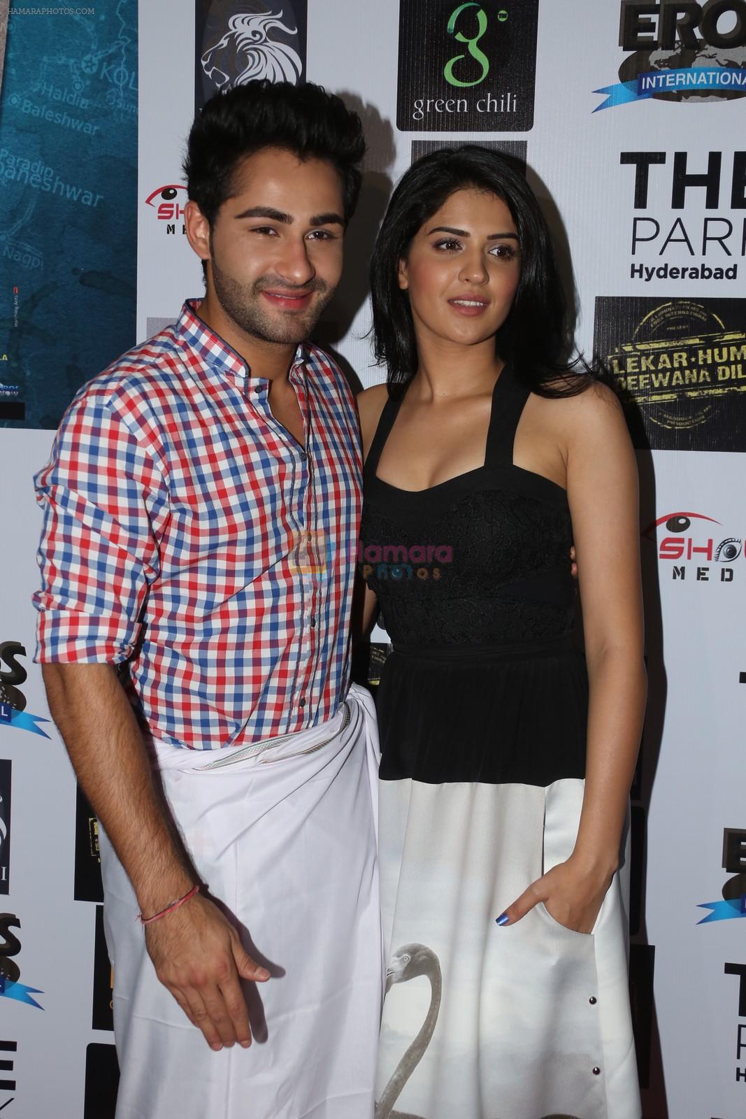 Deeksha Seth, Armaan Jain at Lekar Hum Deewana Dil movie press meet in Hyderabad on 27th June 2014