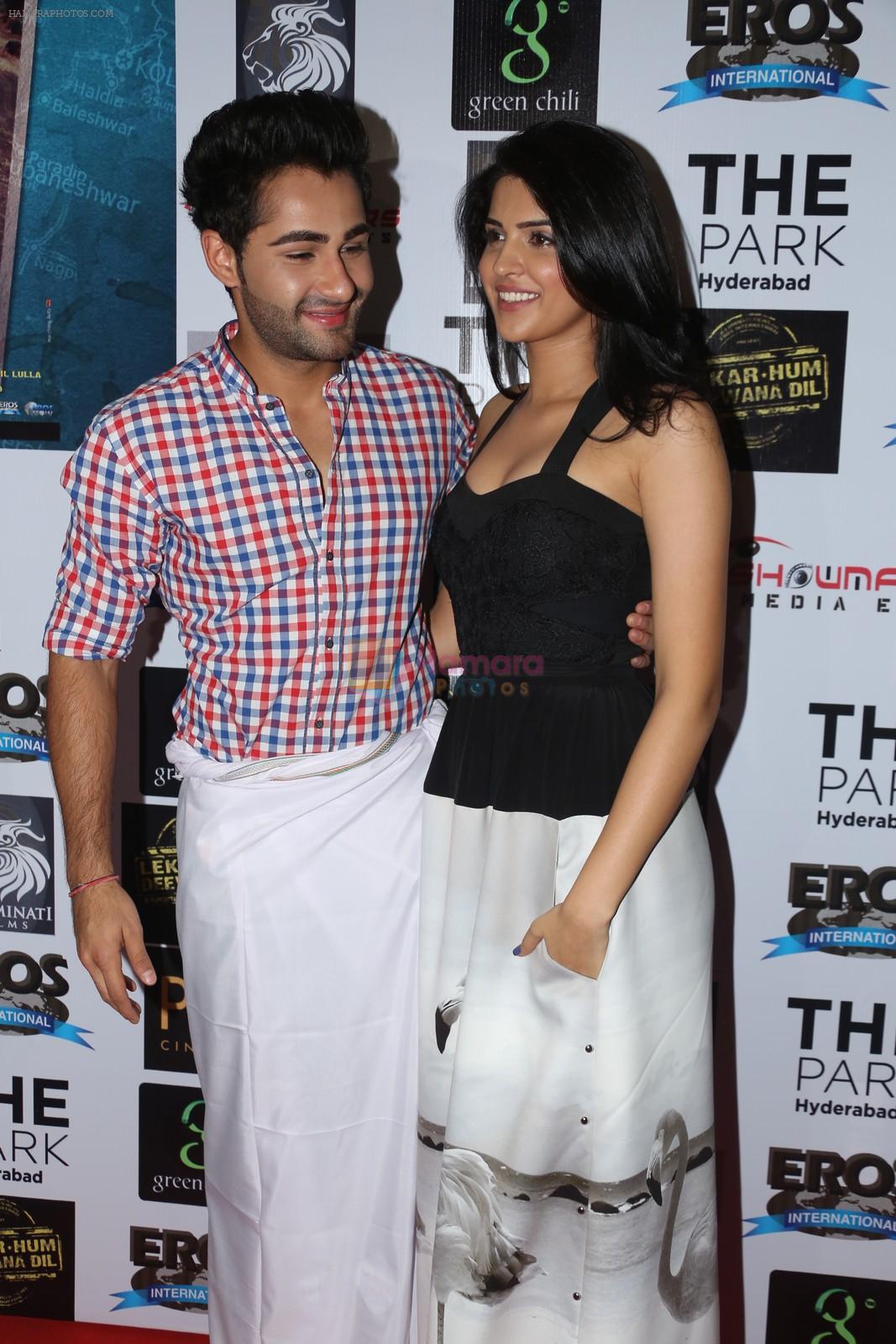 Deeksha Seth, Armaan Jain at Lekar Hum Deewana Dil movie press meet in Hyderabad on 27th June 2014