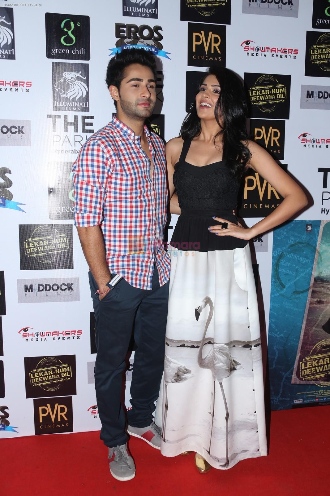 Deeksha Seth, Armaan Jain at Lekar Hum Deewana Dil movie press meet in Hyderabad on 27th June 2014