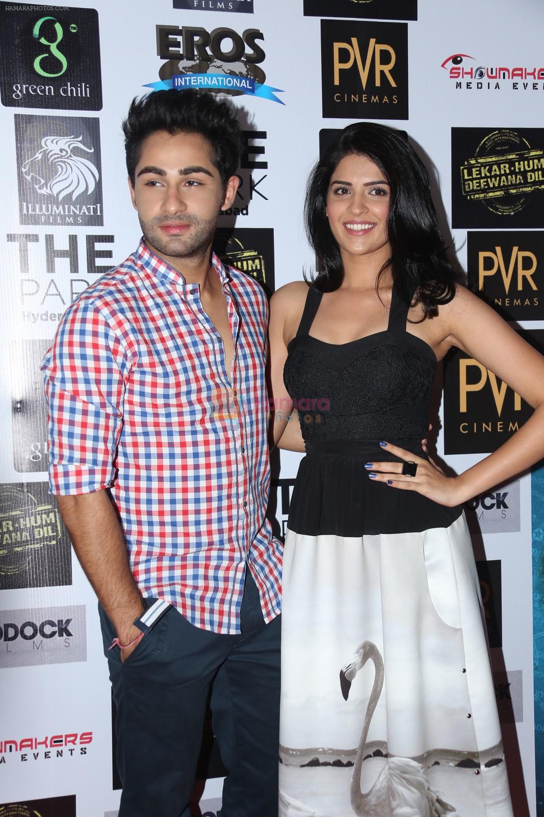 Deeksha Seth, Armaan Jain at Lekar Hum Deewana Dil movie press meet in Hyderabad on 27th June 2014