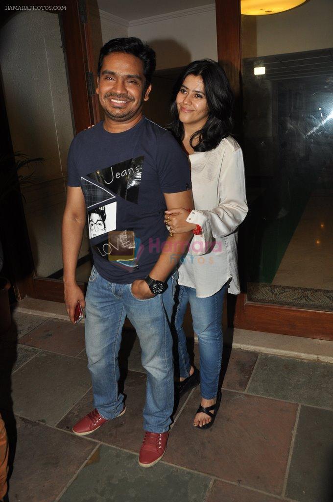 Ekta Kapoor, Mushtaq Sheikh at Sidharth Malhotra success bash at home in Mumbai on 28th June 2014
