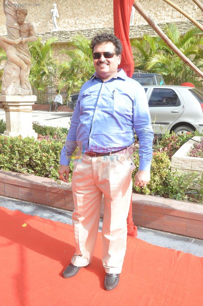 Satyendra Thakur On location shooting of film Hume Toh Loot Liya in Mumbai on 30th June 2014