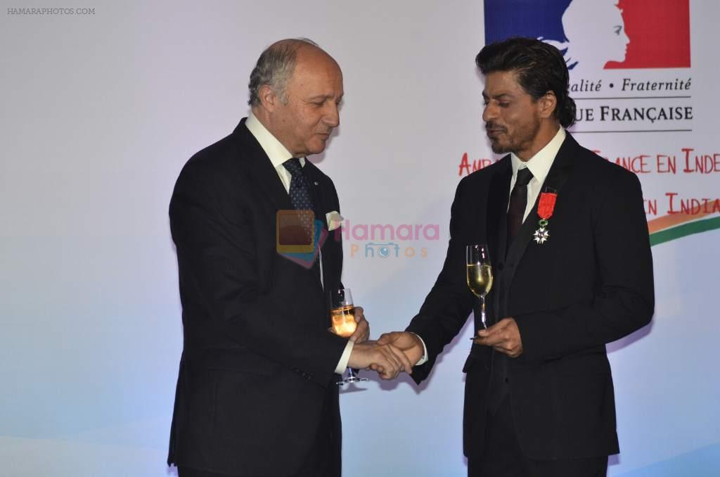 Shah Rukh Khan conferred with Knight of the Legion of Honour in Mumbai on 1st July 2014
