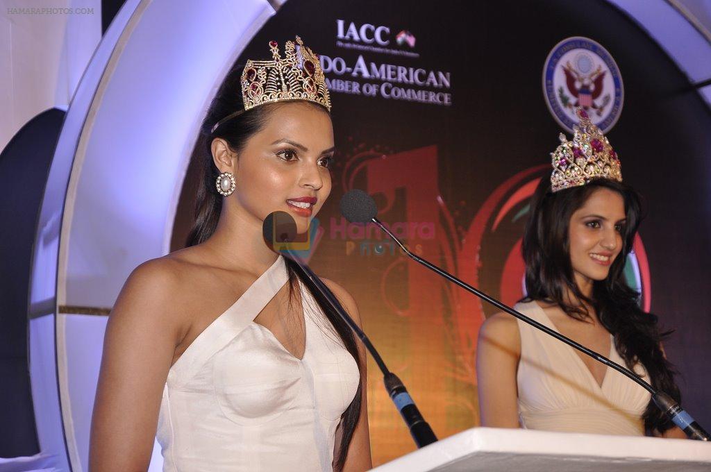 Koyal Rana and Gail Da Silva at Indo American Trade Excellence Awards 2014 in Trident, Mumbai on 2nd July 2014