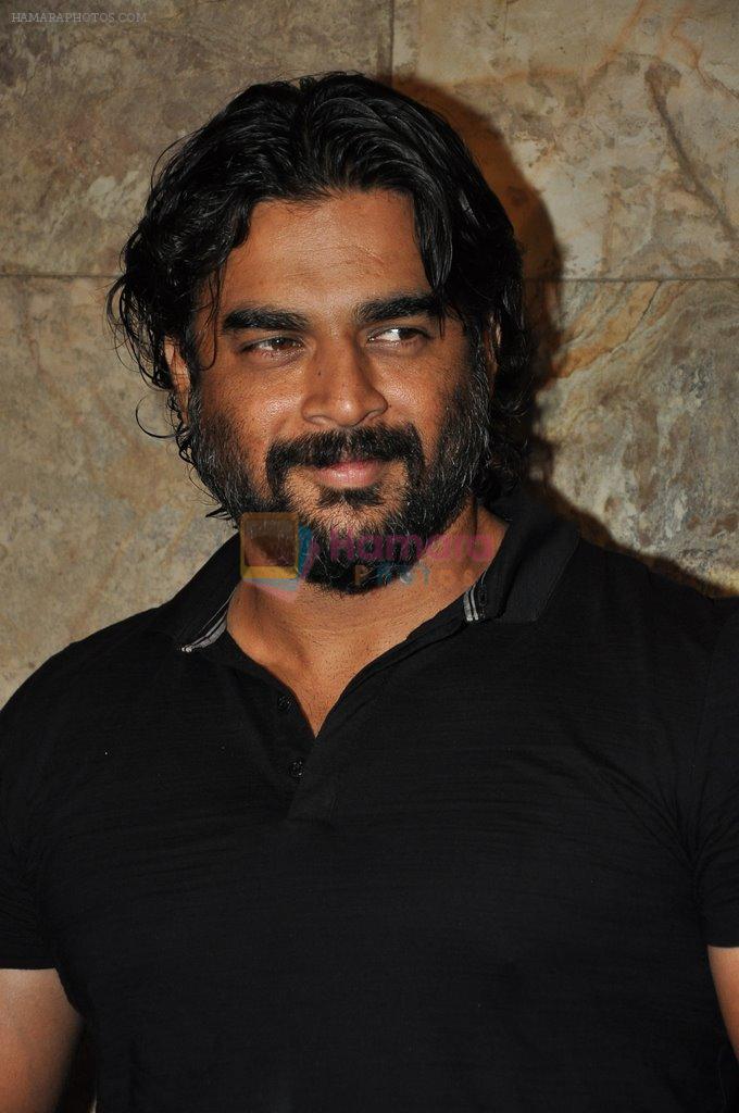 Madhavan at Special Screening of Bobby Jasoos in Lightbox, Mumbai on 3rd July 2014