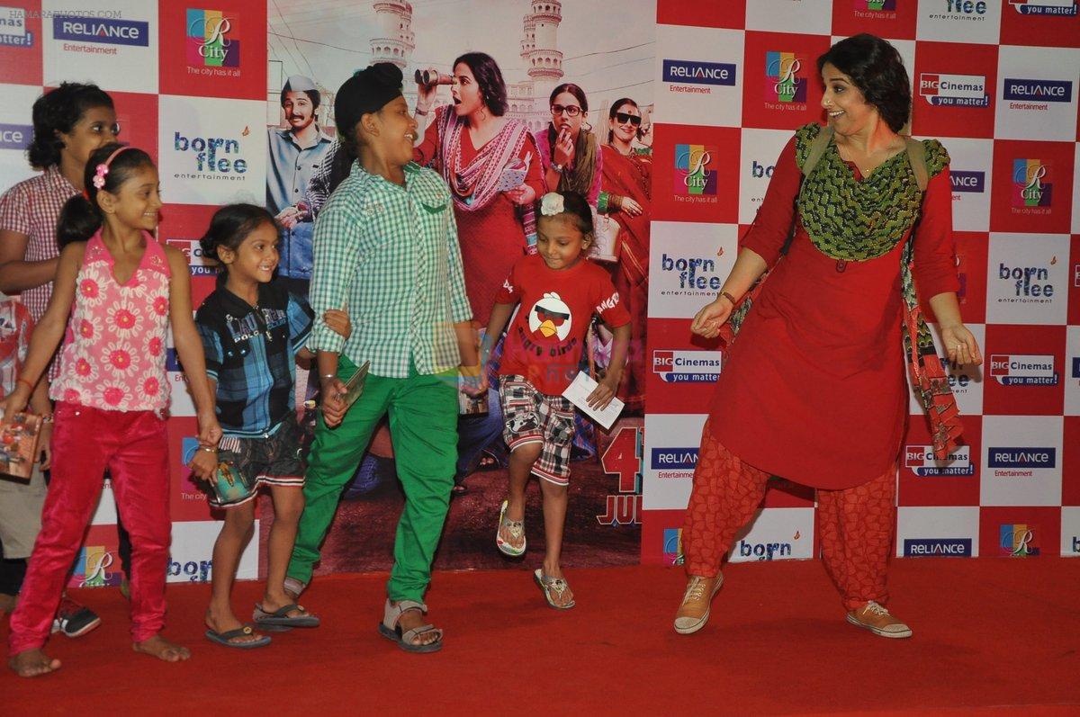 Vidya Balan promotes Bobby Jasoos in RCity, Mumbai on 4th July 2014