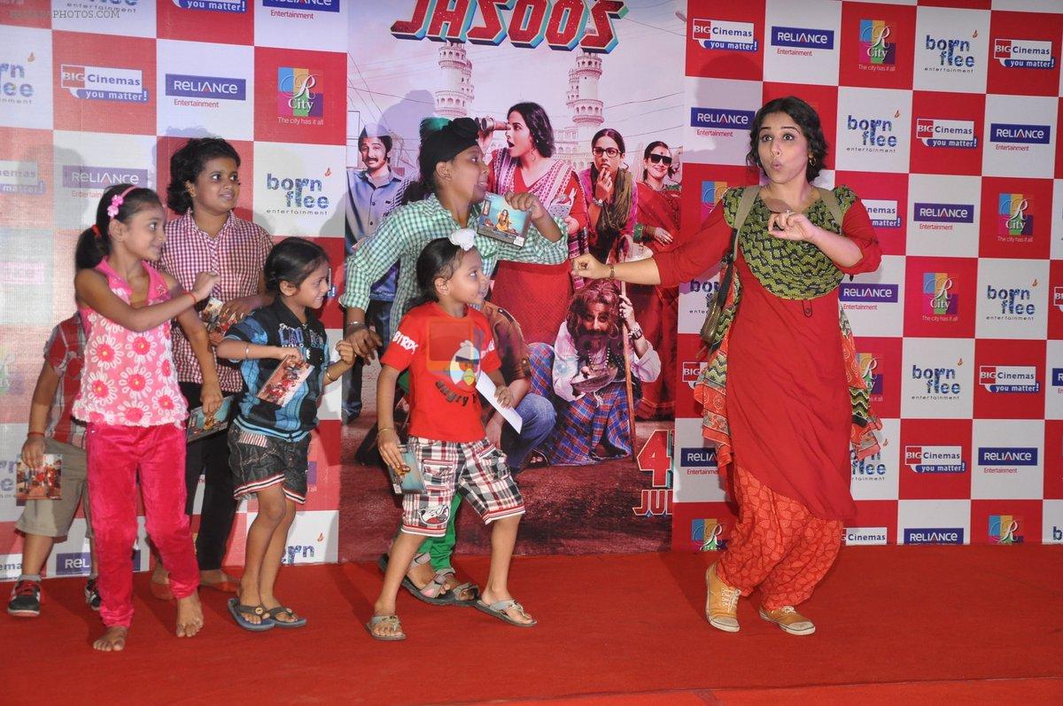 Vidya Balan promotes Bobby Jasoos in RCity, Mumbai on 4th July 2014