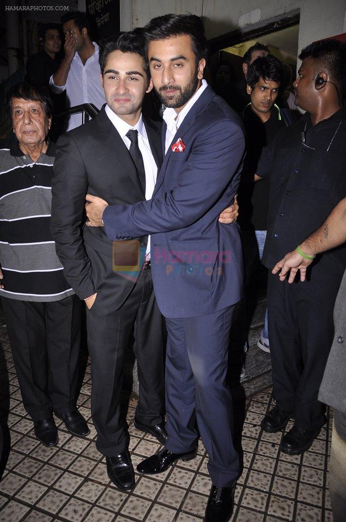 Ranbir Kapoor, Armaan Jain at Lekar Hum Deewana Dil Premiere in PVR on 4th July 2014