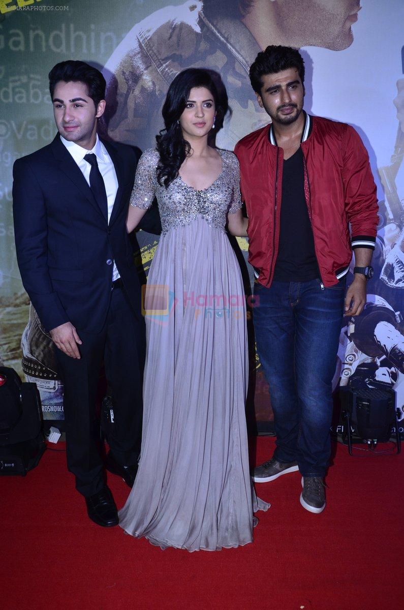Arjun Kapoor, Armaan Jain, Deeksha Seth at Lekar Hum Deewana Dil Premiere in PVR on 4th July 2014