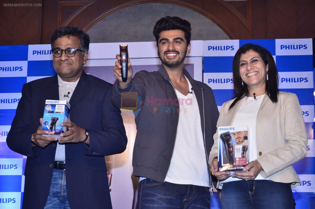 Arjun Kapoor as brand ambassador of Philips India for its male grooming range on 7th July 2014