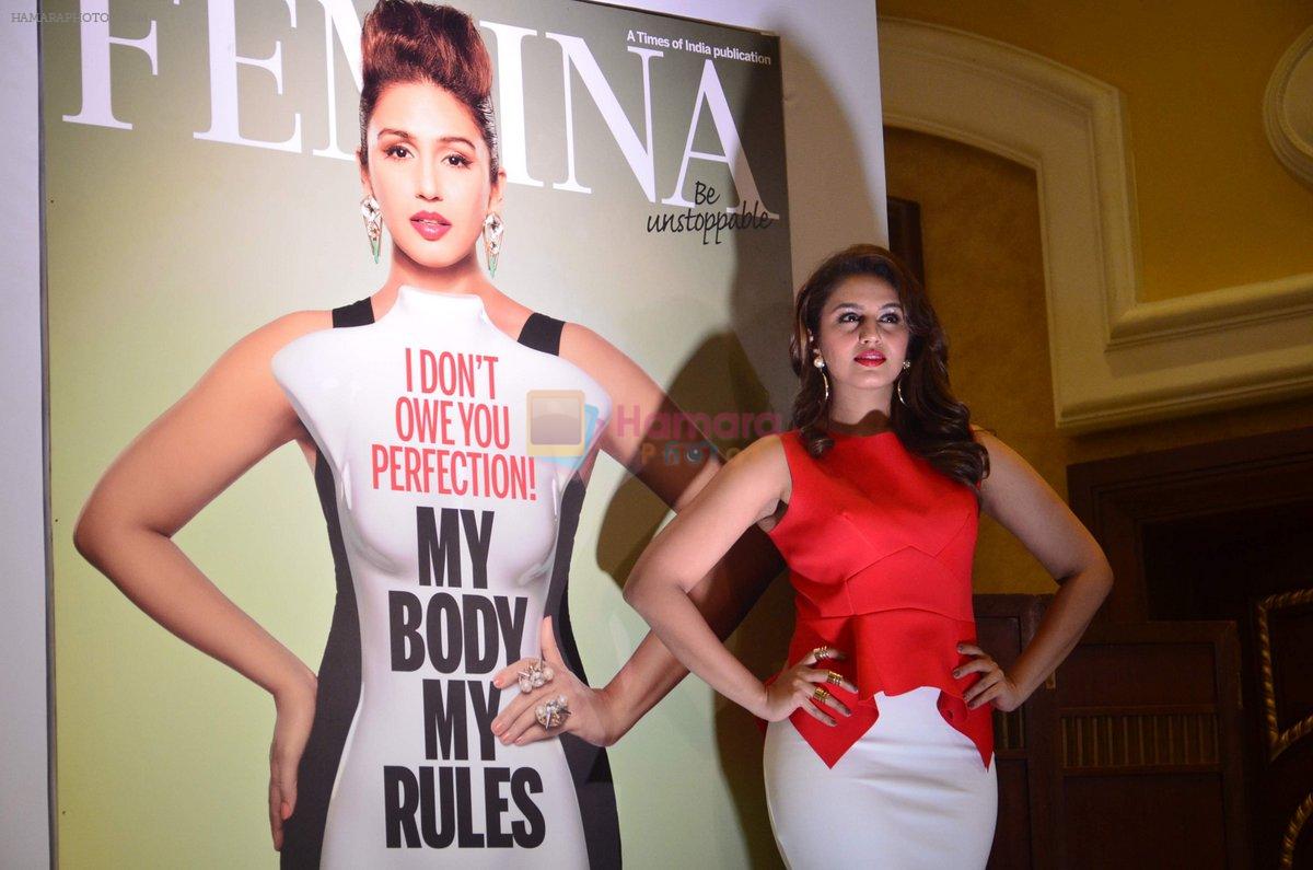 Huma Qureshi unveils Femina Cover Issue in Mumbai on 9th July 2014