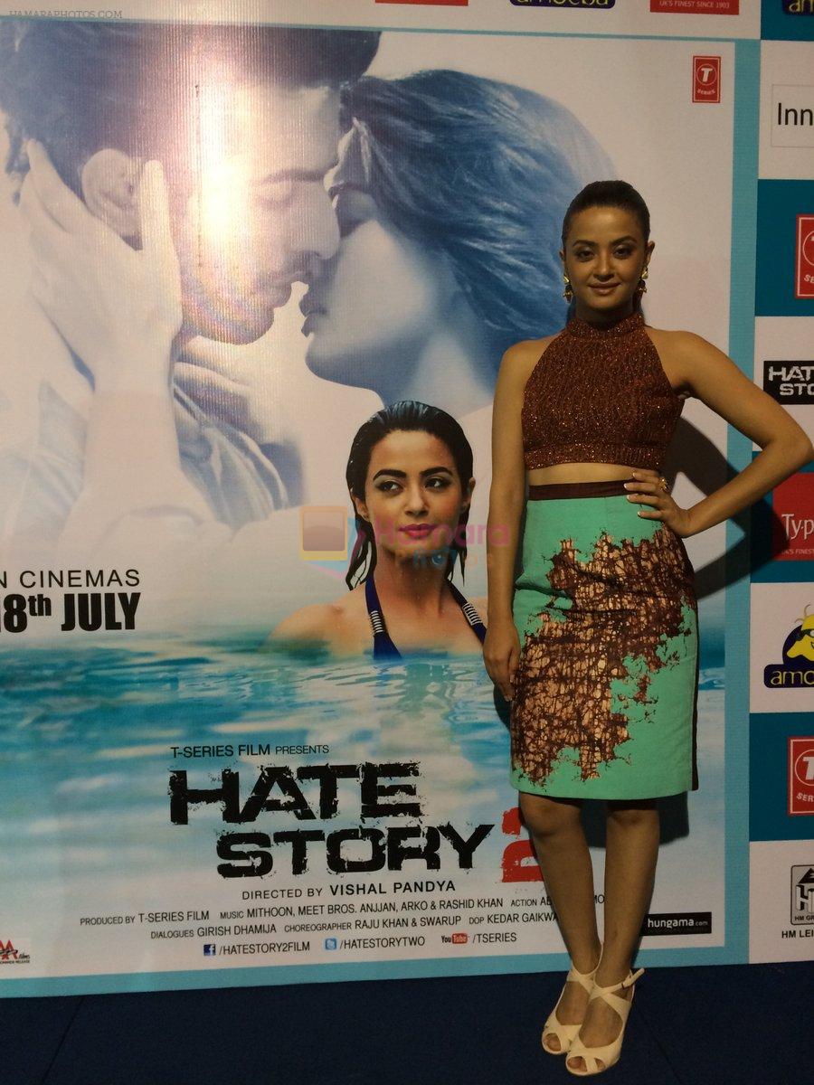 Surveen Chawla at Hate Story 2 promotions in Bangalore on 10th July 2014