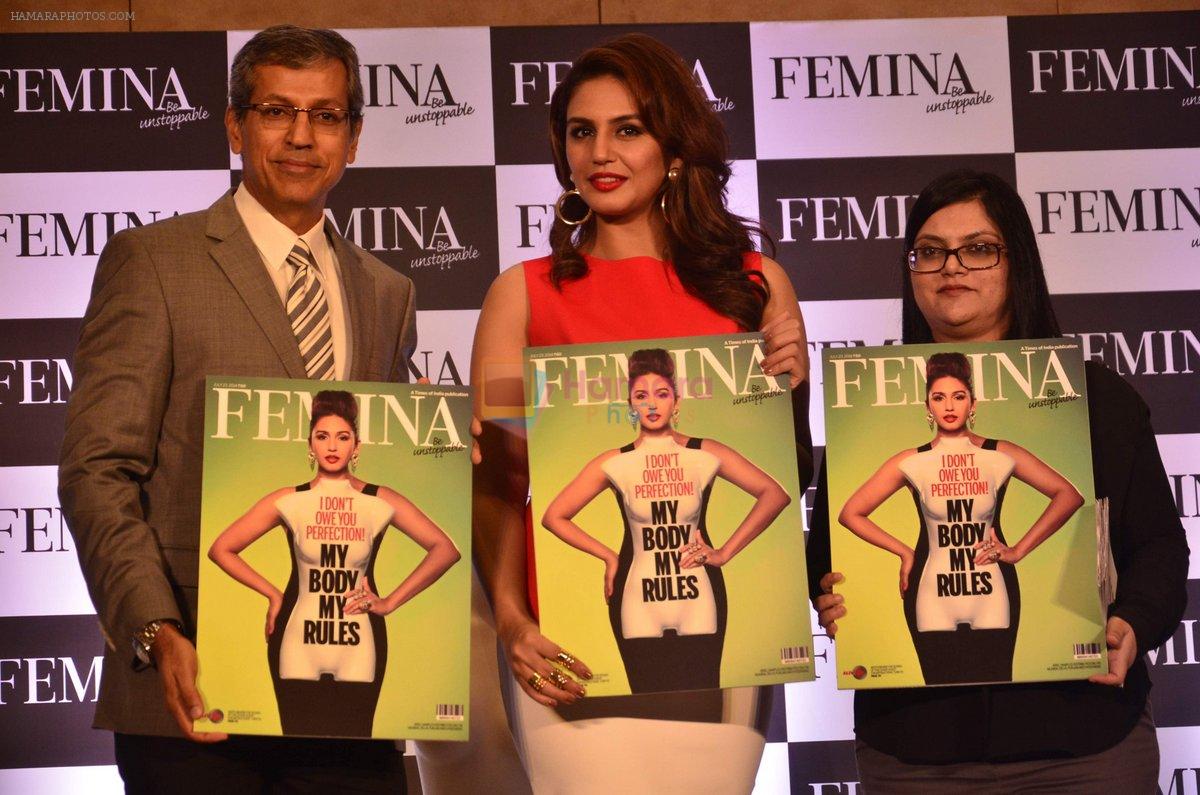 Huma Qureshi unveils Femina Cover Issue in Mumbai on 9th July 2014