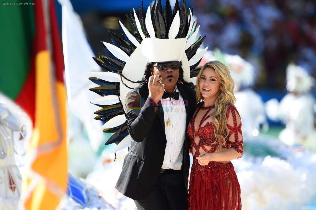 Shakira at FIFA final on 13th July 2014