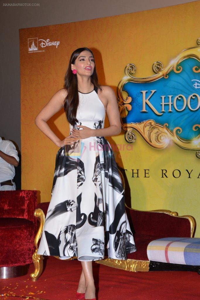 Sonam Kapoor at Khoobsurat trailor launch in Mumbai on 21st July 2014