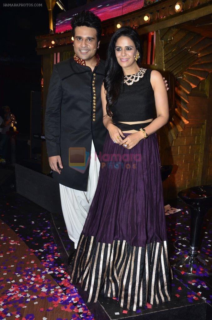 Krushna Abhishek, Mona Singh on the sets of Entertainment ke liye kuch bhi karega in Mumbai on 22nd July 2014 (8 (