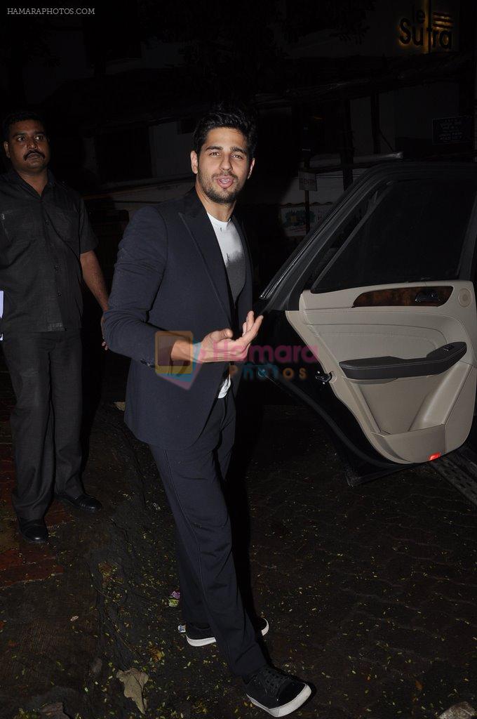 Sidharth Malhotra snapped post dinner at lido on 22nd July 2014
