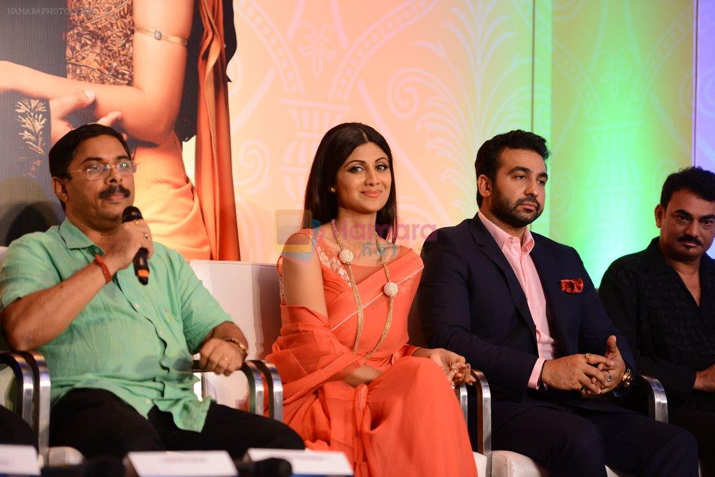 Wendell Rodericks, Shilpa Shetty, Raj Kundra at Goa Wedding fest launch in Novotel, Mumbai on 25th July 2014