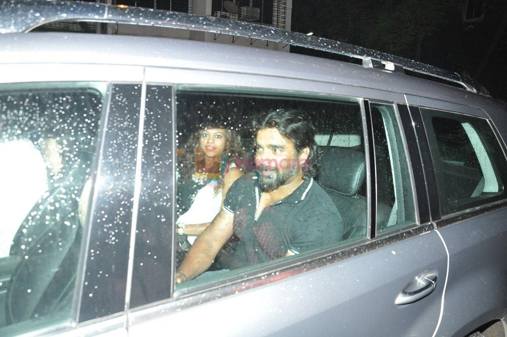 Madhavan snapped in Lido, Mumbai on 30th July 2014
