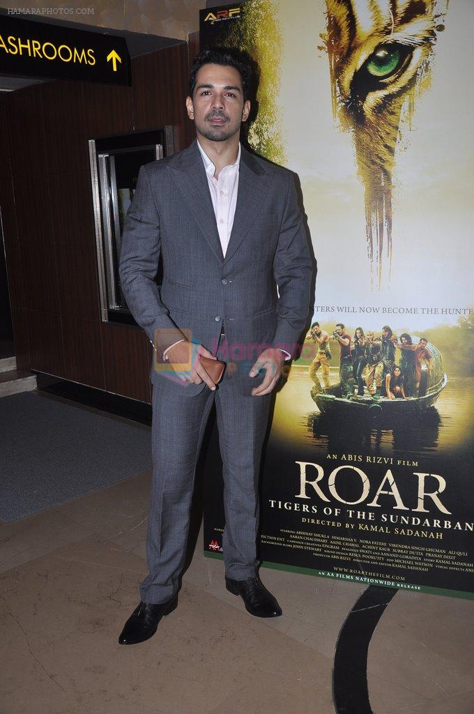 Abhinav Shukla at Kamal Saldanah's roar film launch in Mumbai on 31st July 2014