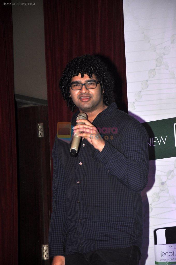 Siddharth Mahadevan at Orliflame launch in Blue Frog, Mumbai on 1st Aug 2014
