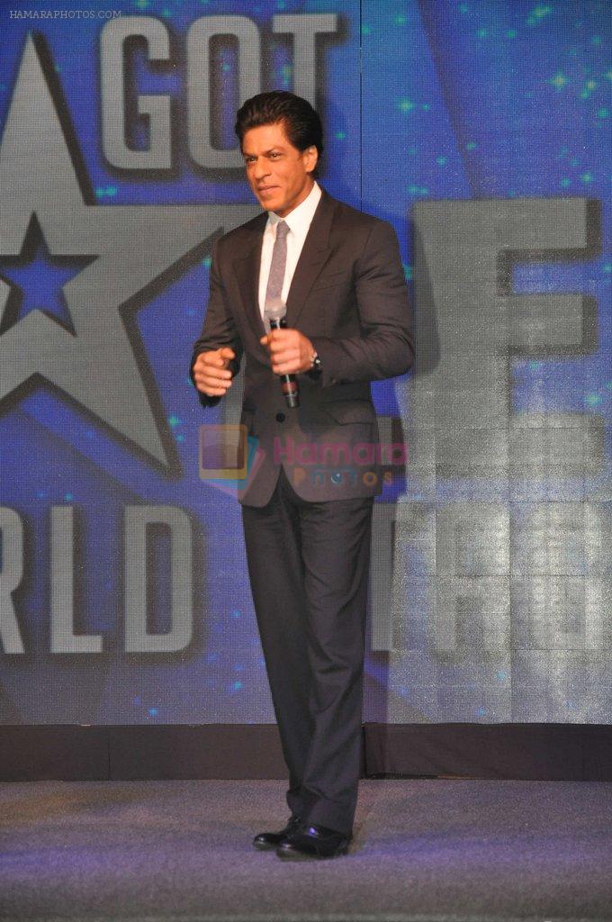 Shahrukh Khan at India's Got Talent press meet in J W Marriott, Mumbai on 1st Aug 2014