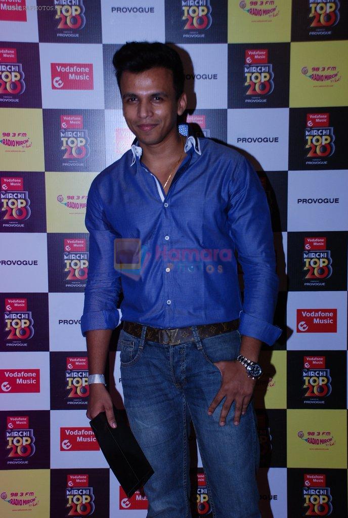 Abhijeet Sawant at Mirchi Top 20 Awards in Hard Rock Cafe, Mumbai on 1st Aug 2014