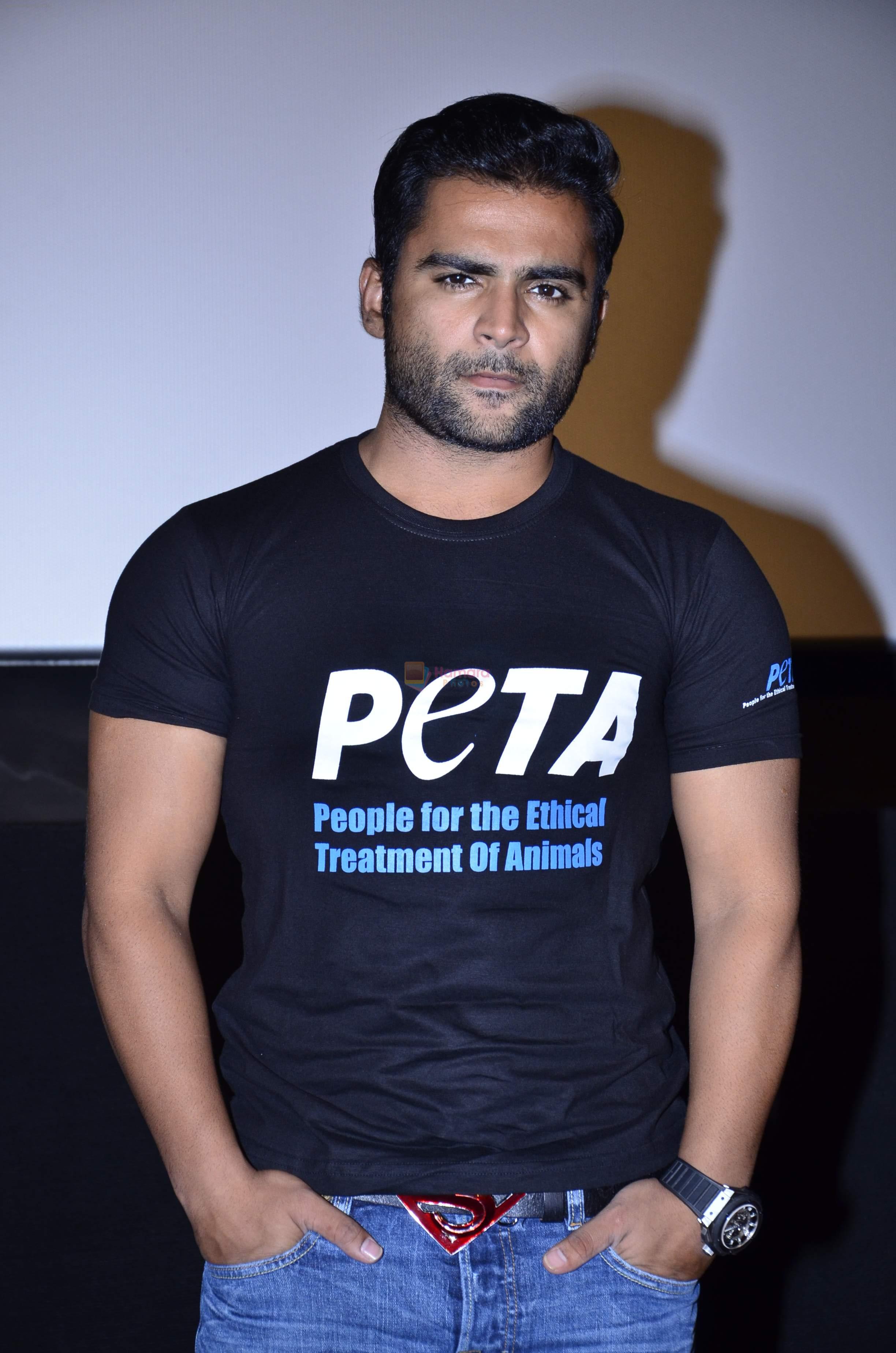 Sachin Joshi's peta ad on the occasion of his bday in PVR, Mumbai on 6th Aug 2014