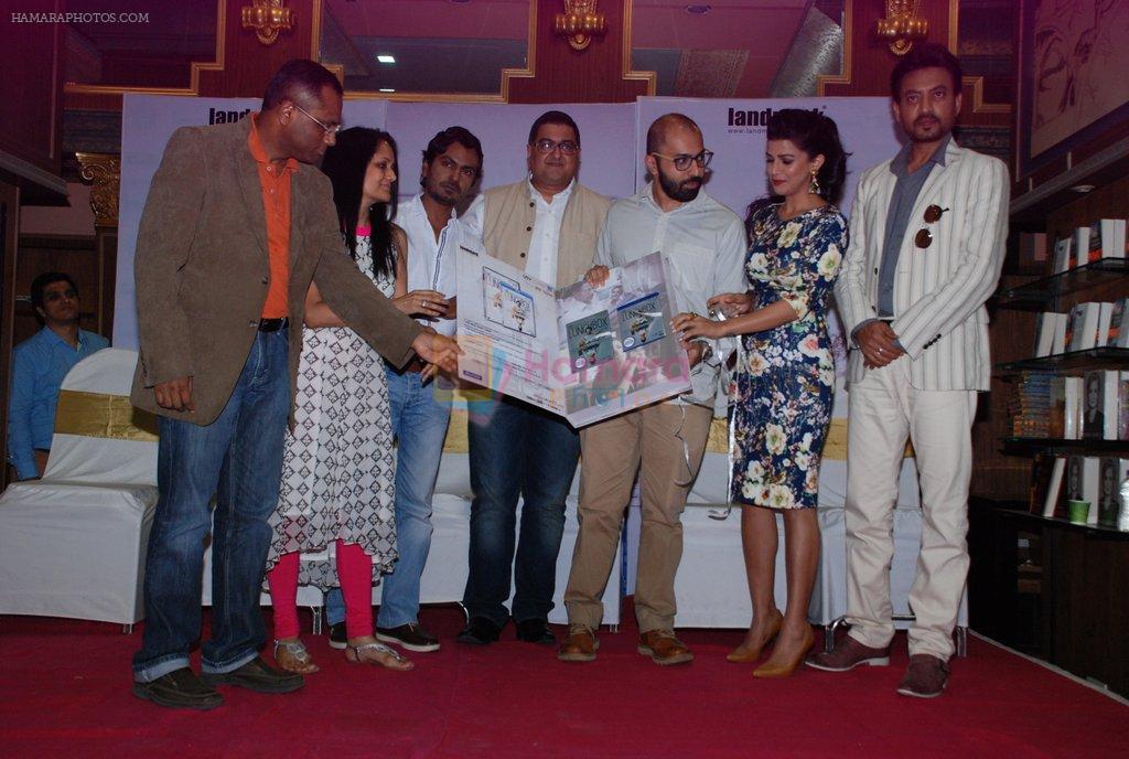Nawazuddin Siddiqui, Ritesh Batra, Nimrat Kaur, Irrfan Khan at Lunchbox DVD launch in Infinity, Mumbai on 6th Aug 2014