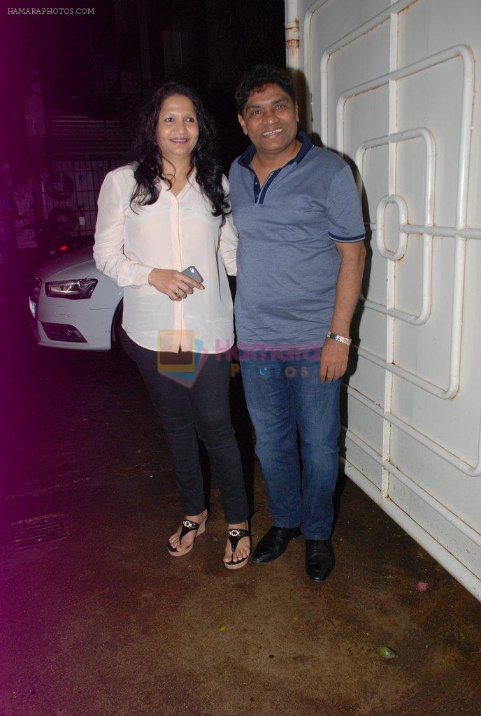 Johnny Lever at It's Entertainment special screening in Sunny Super Sound on 6th Aug 2014