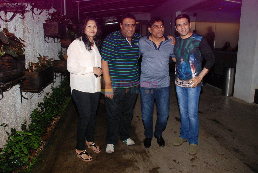 Sajid, Johnny Lever, Farhad at It's Entertainment special screening in Sunny Super Sound on 6th Aug 2014