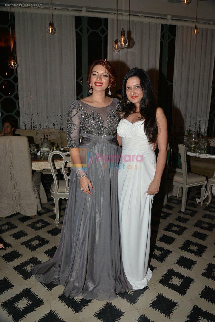 Amy Billimoria, Shama Sikander at Shama Sikander's birthday party in Mumbai on 7th Aug 2014