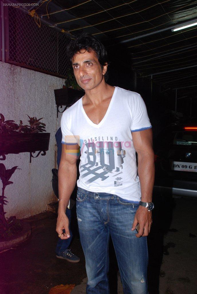Sonu Sood at It's Entertainment screening in Sunny Super Sound on 7th Aug 2014