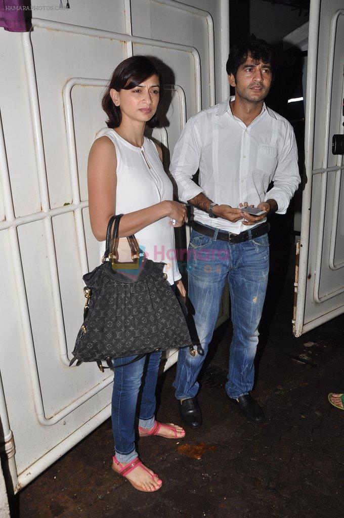 Gauri Tejwani, Hiten Tejwani at It's Entertainment screening in Sunny Super Sound on 7th Aug 2014