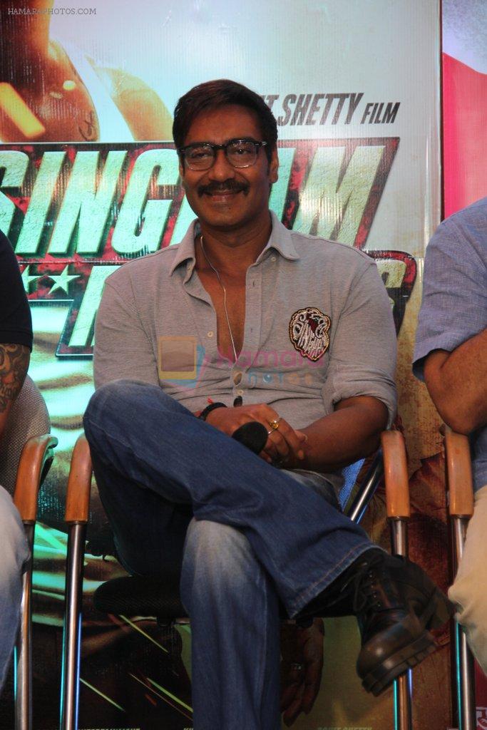 Ajay Devgan at Marathi film Rege promotions in Mumbai on 9th Aug 2014