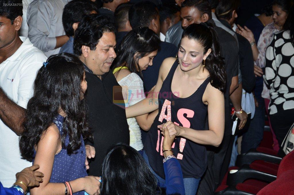 Ameesha Patel at the launch of trailer Ekkees Toppon Ki Salaami in PVR on 11th Aug 2014