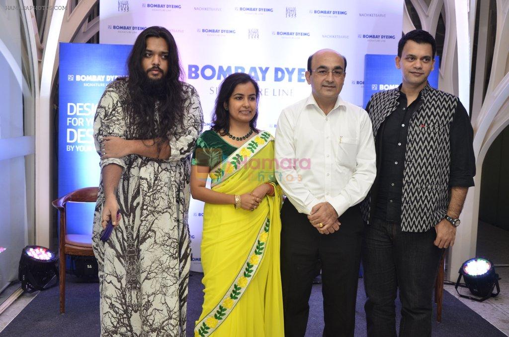 Kalol Datta and Nachiket Barve at Bombay Dyeing new home improvement range launch in Tote on 12th Aug 2014