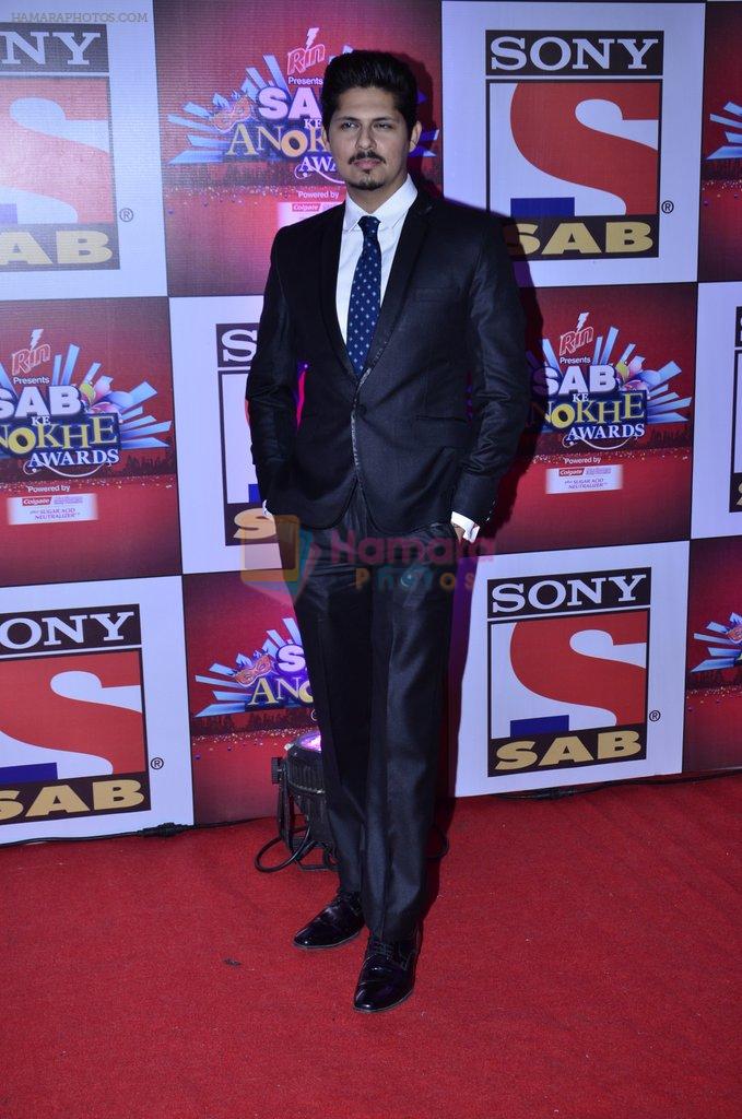 Vishal Malhotra at SAB Ke anokhe awards in Filmcity on 12th Aug 2014
